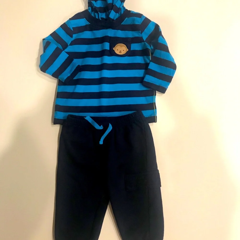 pants and hoodie set boys 6 months